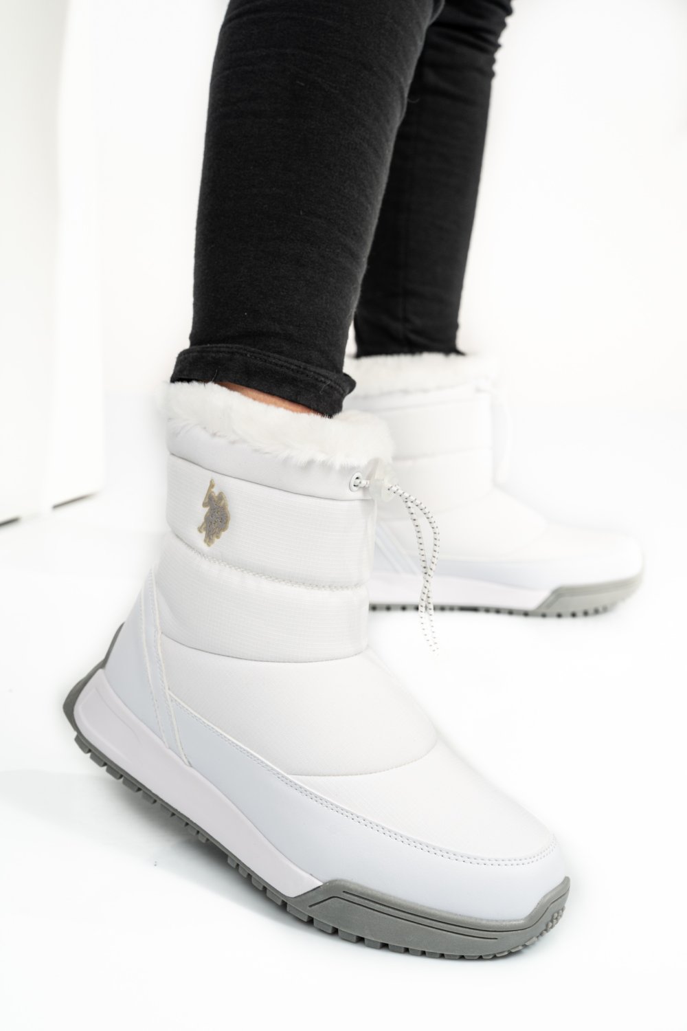 U.S. POLO ASSN, GHETE DAMA WHITE RAINY