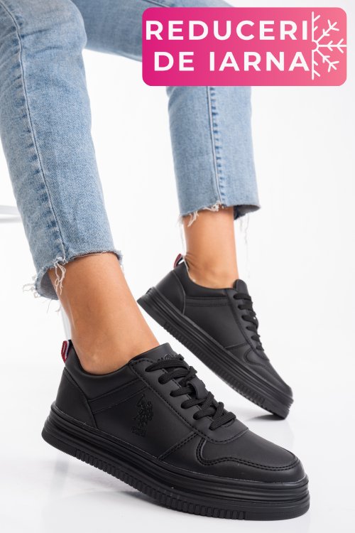 U.s. polo assn, pantofi sport black suri-1pr