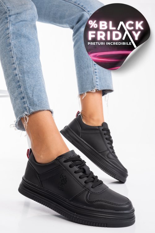 U.s. polo assn, pantofi sport black suri-1pr