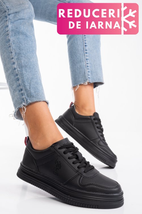 U.s. polo assn, pantofi sport black suri-1pr