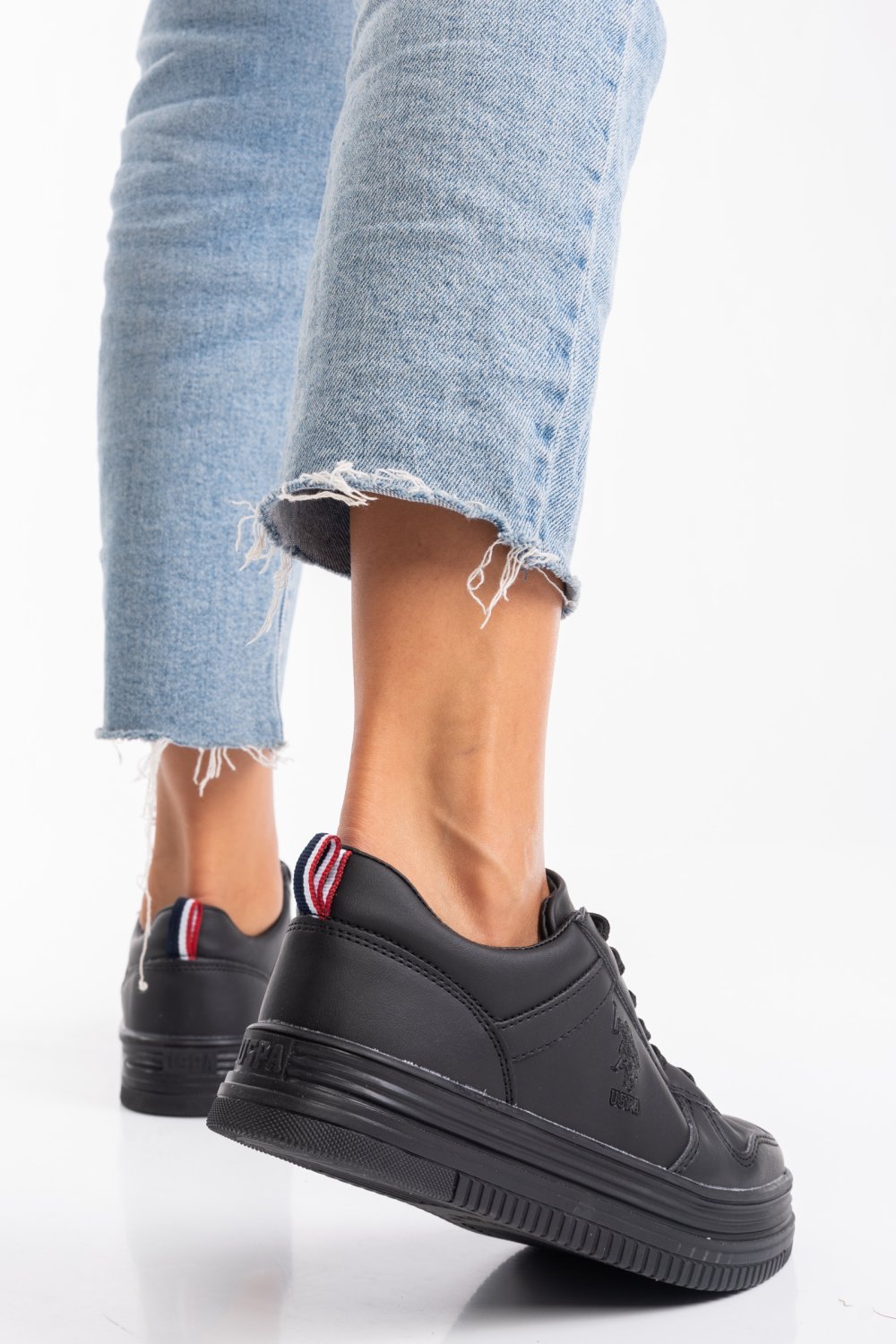 U.S. POLO ASSN, PANTOFI SPORT BLACK SURI-1PR