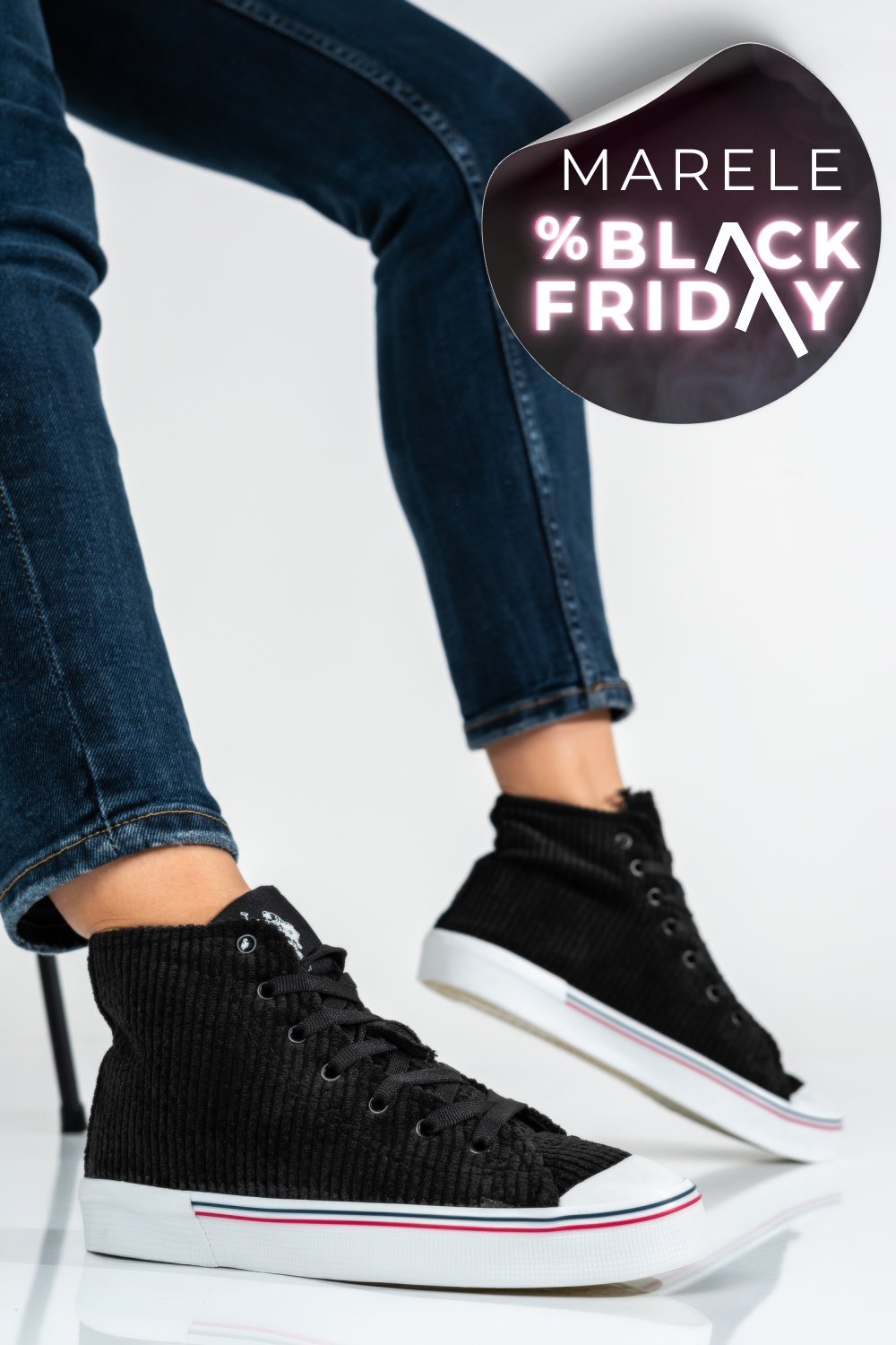 U.S. POLO ASSN, PANTOFI SPORT BLACK PENELOPE-2PR