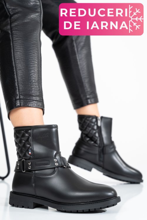 U.s. polo assn, ghete dama black bloom