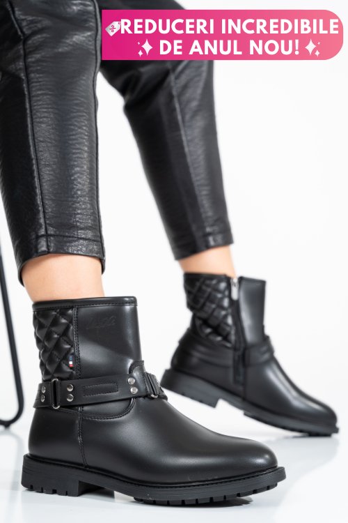 U.s. polo assn, ghete dama black bloom