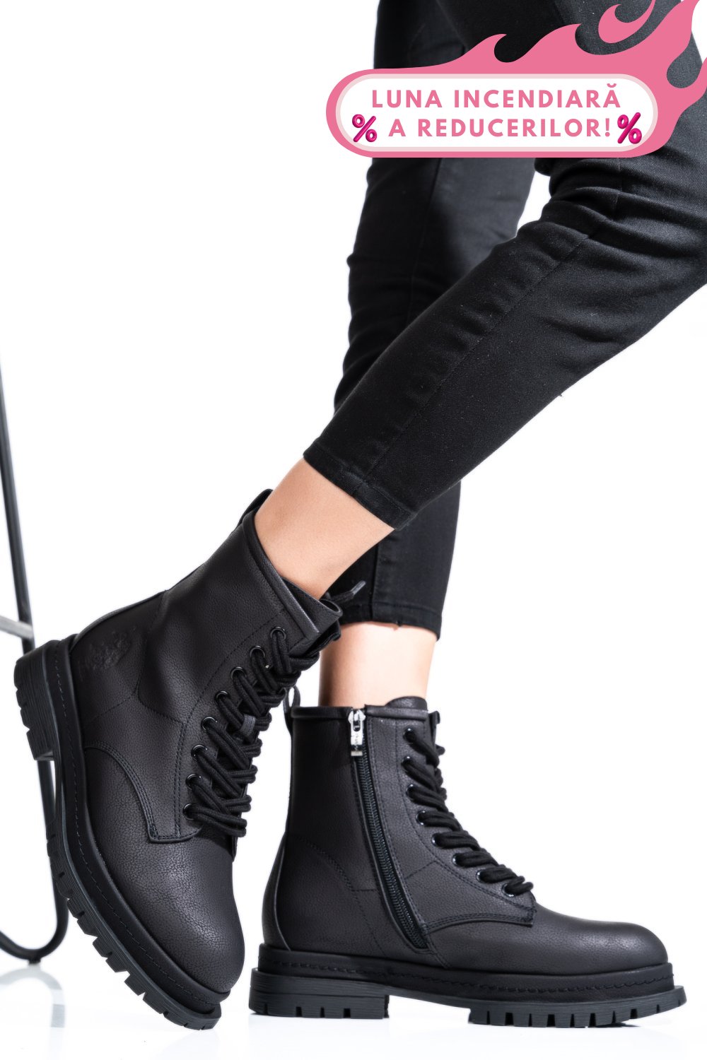 U.S. POLO ASSN, GHETE DAMA BLACK EMMA
