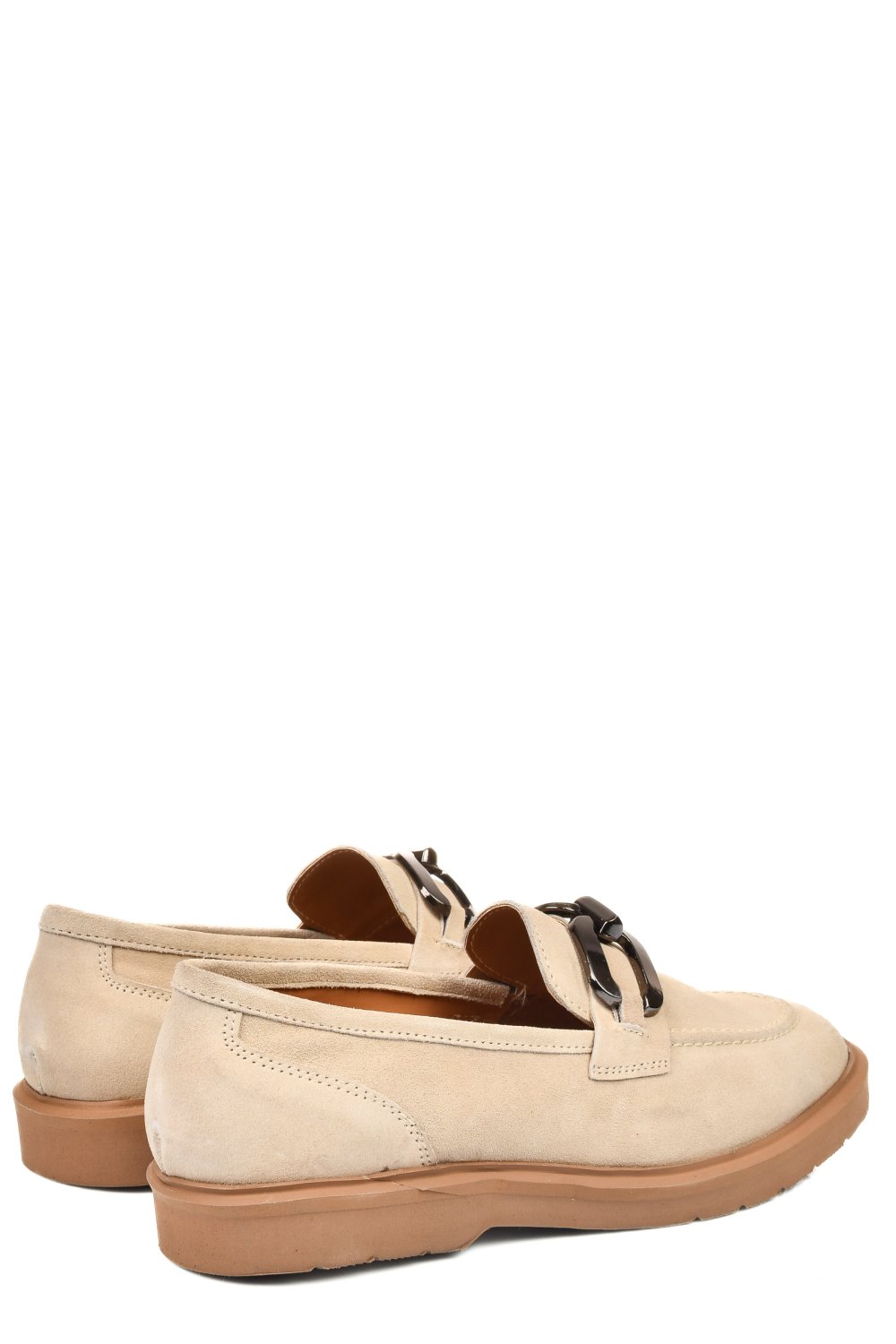 MOCASINI BEJ PIELE NATURALA INTOARSA 1S771205