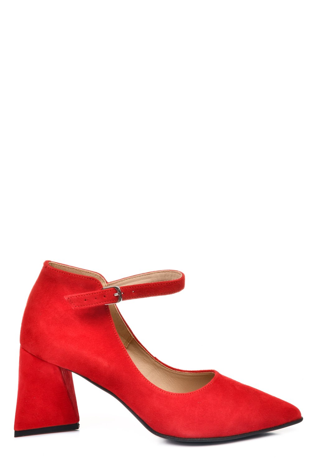 PANTOFI ROSII PIELE NATURALA INTOARSA 5PC505