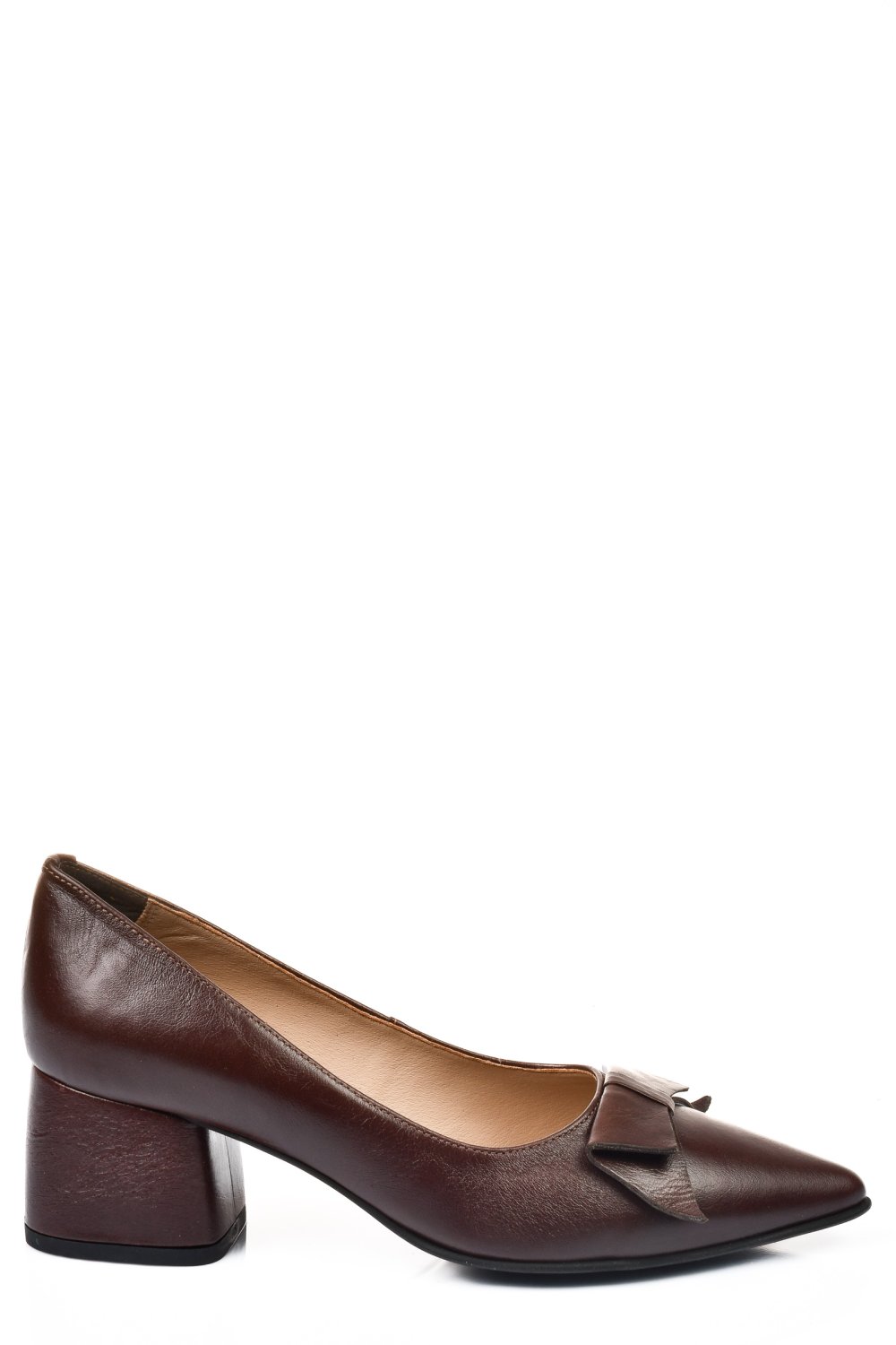 PANTOFI MARO INCHIS PIELE NATURALA 1PC455