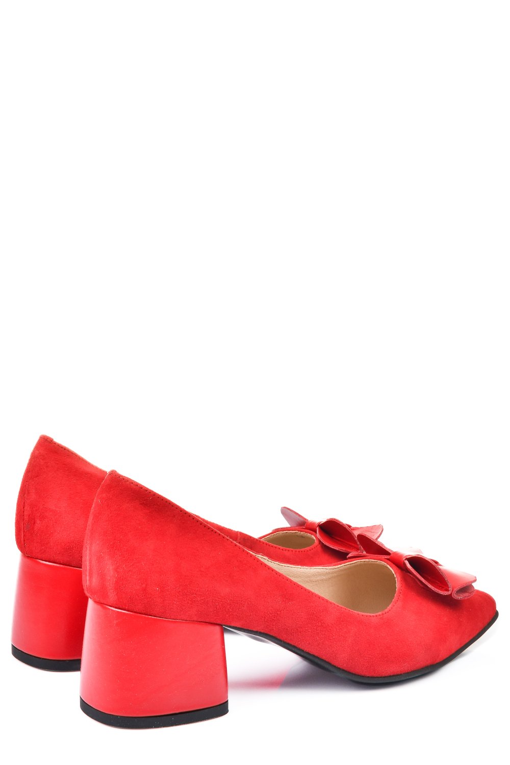 PANTOFI ROSII PIELE NATURALA INTOARSA 1PC456