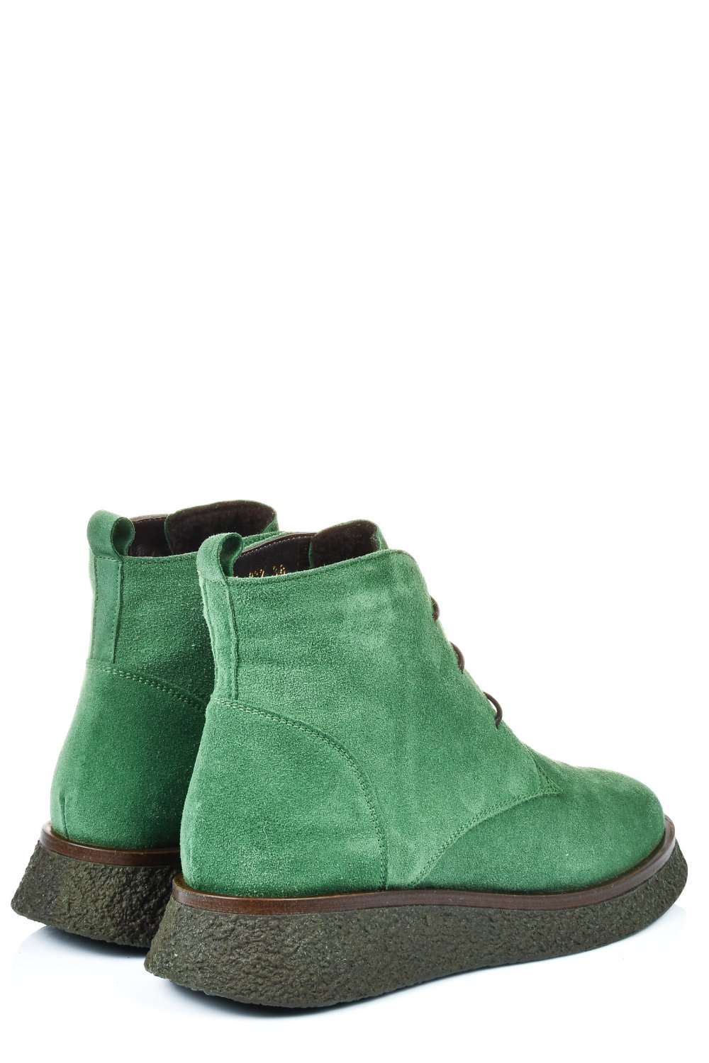 GHETE VERZI PIELE NATURALA INTOARSA 2PC22832SP