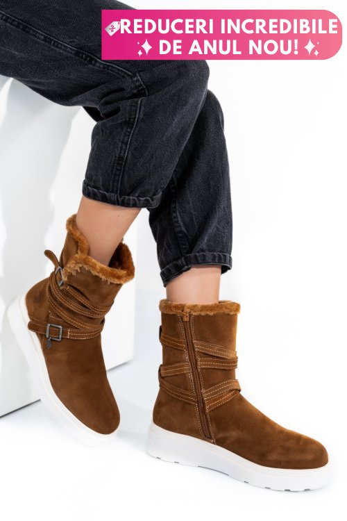 U.s. polo assn, ghete dama camel penny001