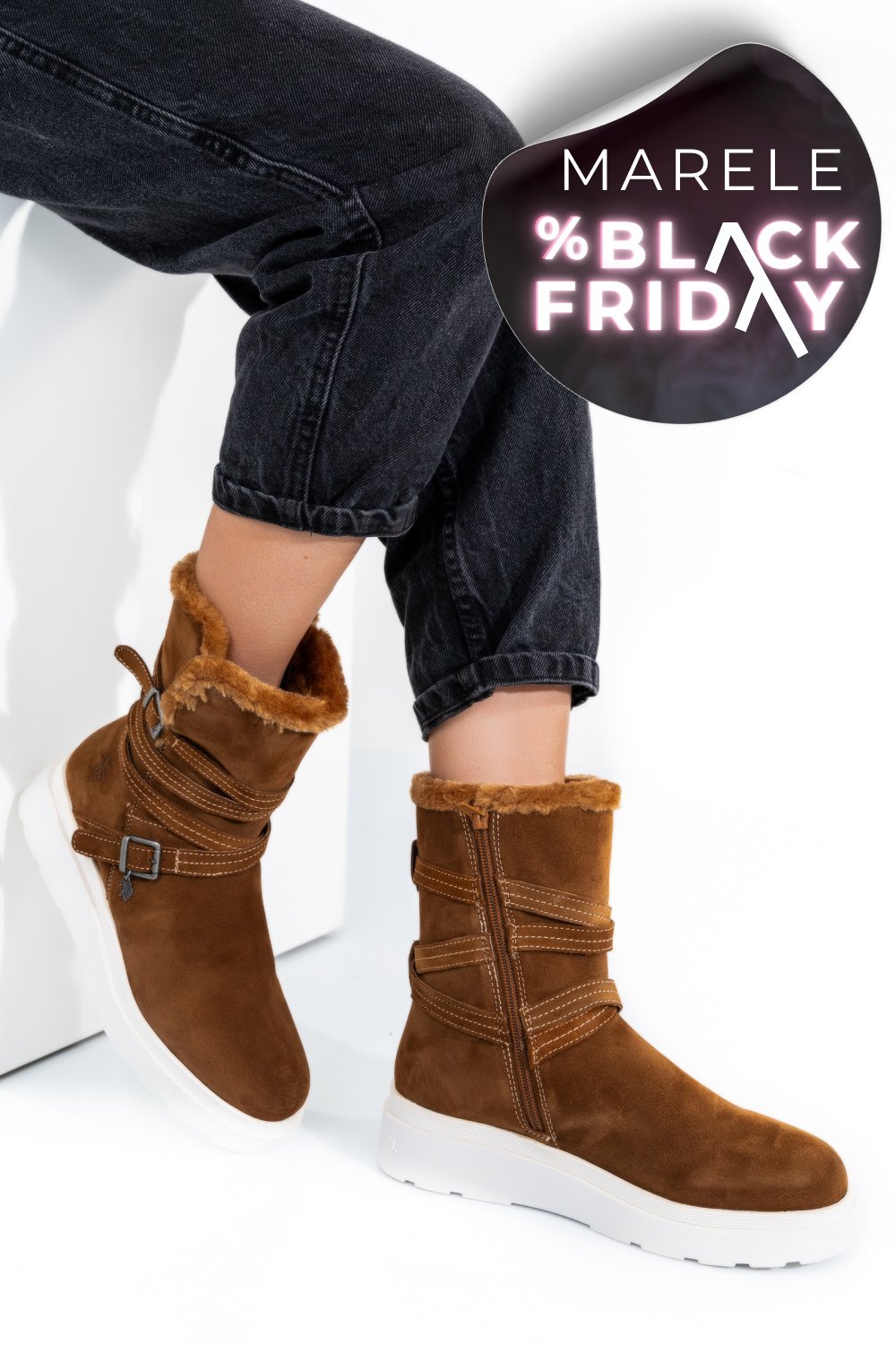 U.S. POLO ASSN, GHETE DAMA CAMEL PENNY001