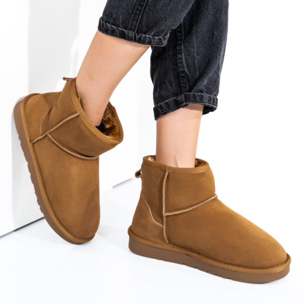 CIZME DAMA IMBLANITE PIELE NATURALA INTOARSA MARO IS771201