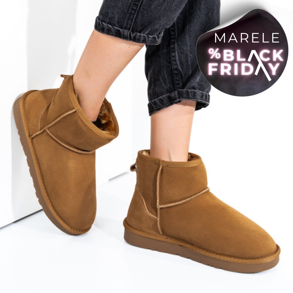 CIZME DAMA IMBLANITE PIELE NATURALA INTOARSA MARO IS771201