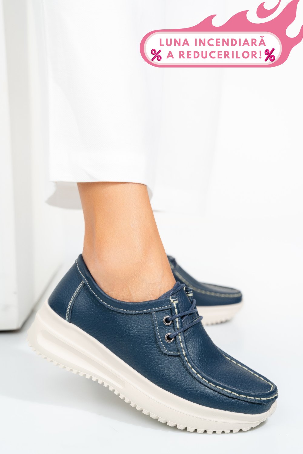 MOCASINI BLEUMARIN PIELE NATURALA MSPM216