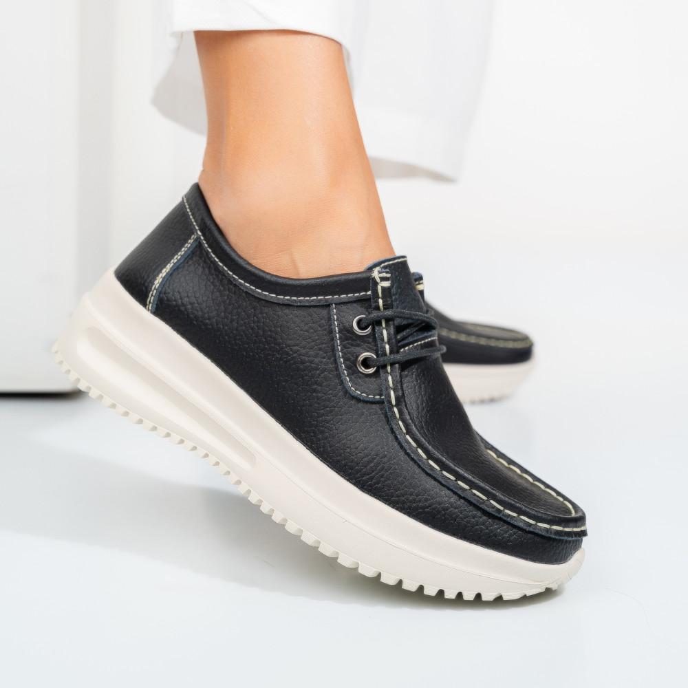 MOCASINI NEGRI PIELE NATURALA MSPM216