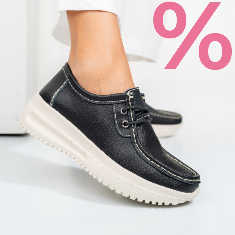 MOCASINI NEGRI PIELE NATURALA MSPM216