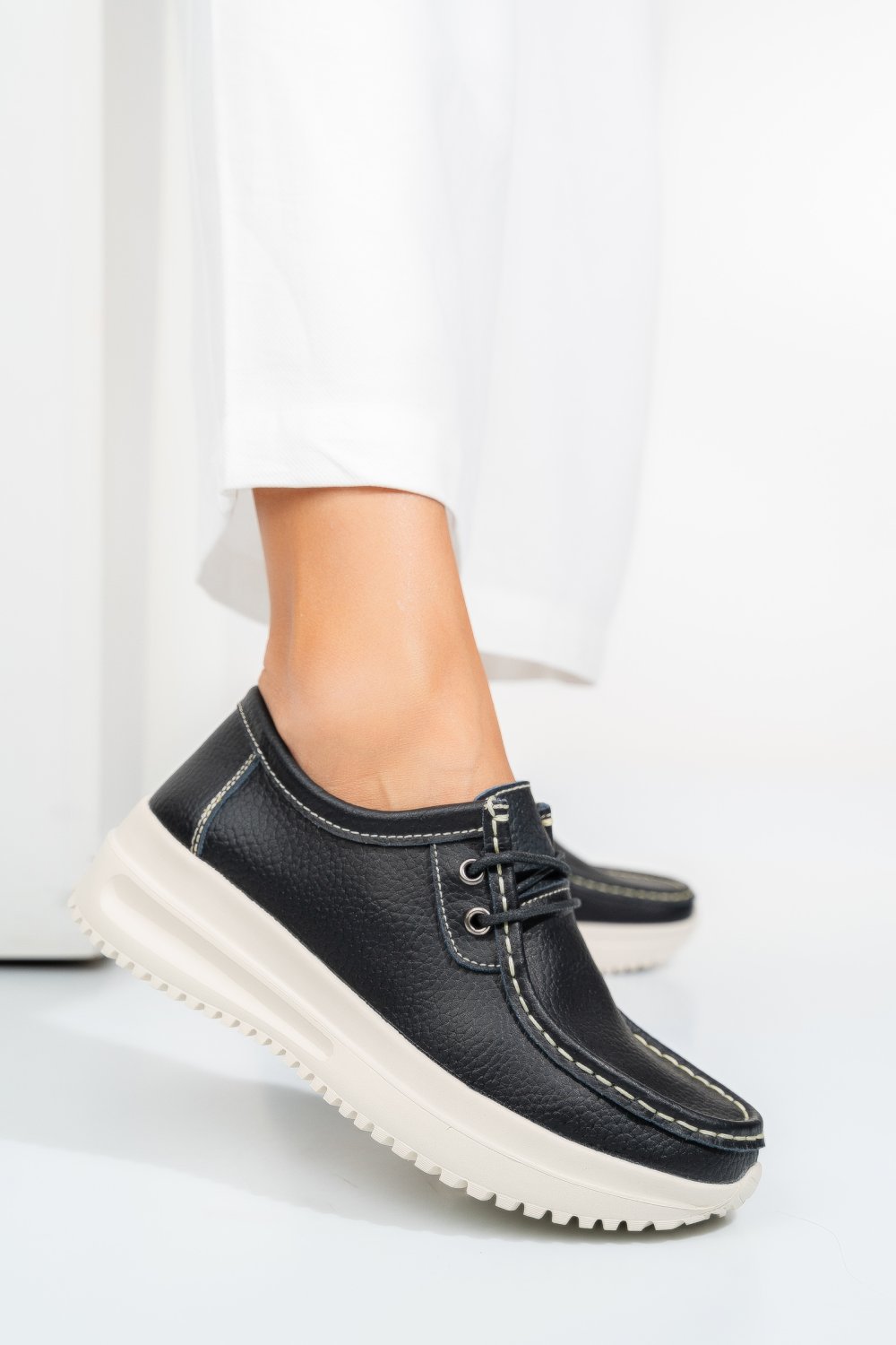 MOCASINI NEGRI PIELE NATURALA MSPM216