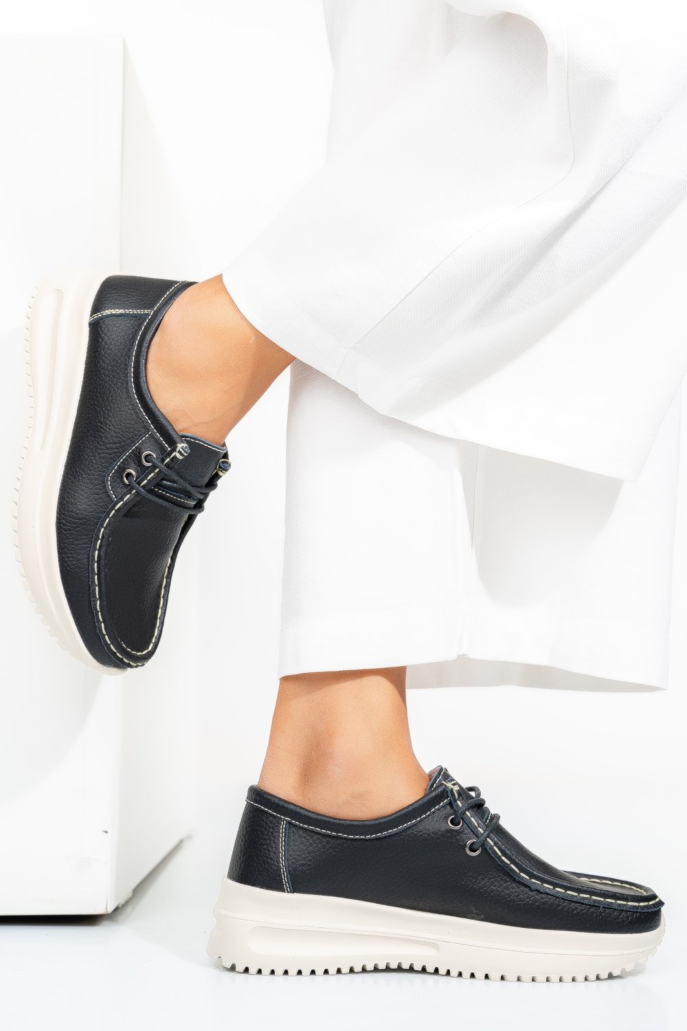 MOCASINI NEGRI PIELE NATURALA MSPM216