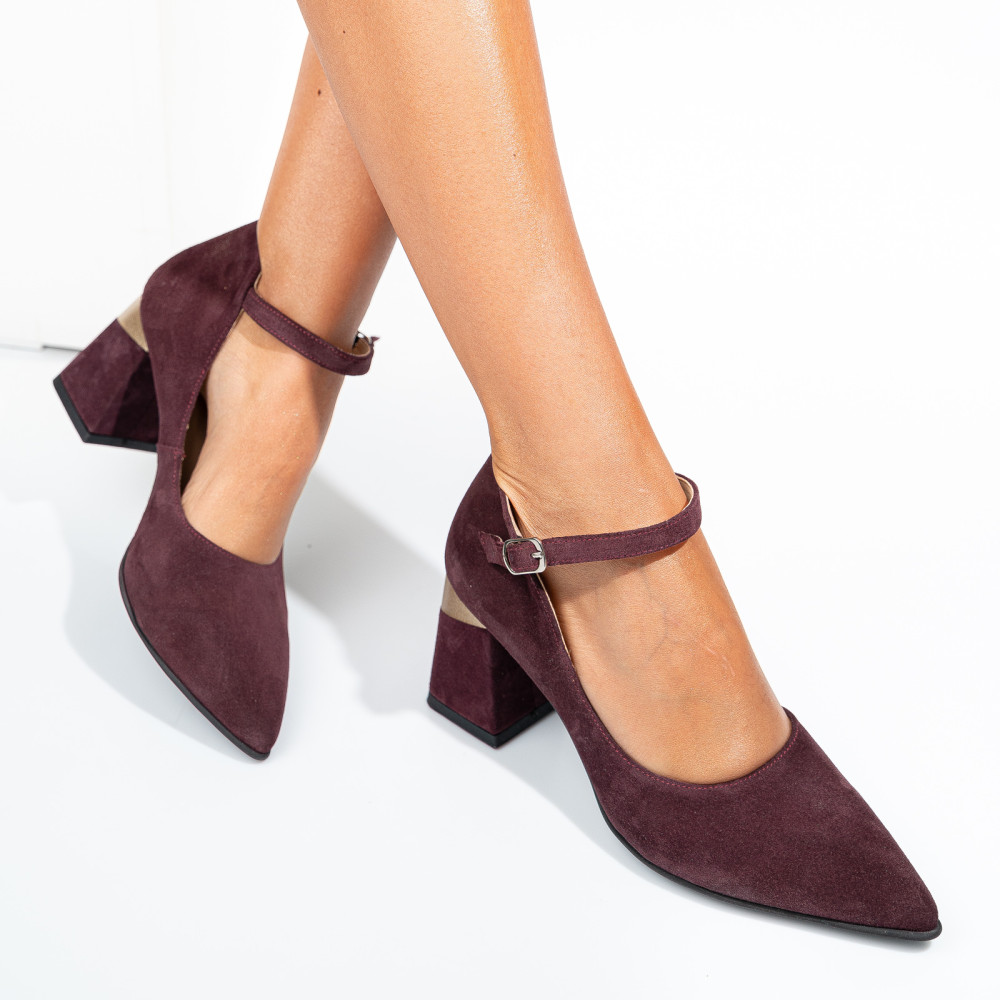 PANTOFI VISINII PIELE NATURALA INTOARSA 5S77507