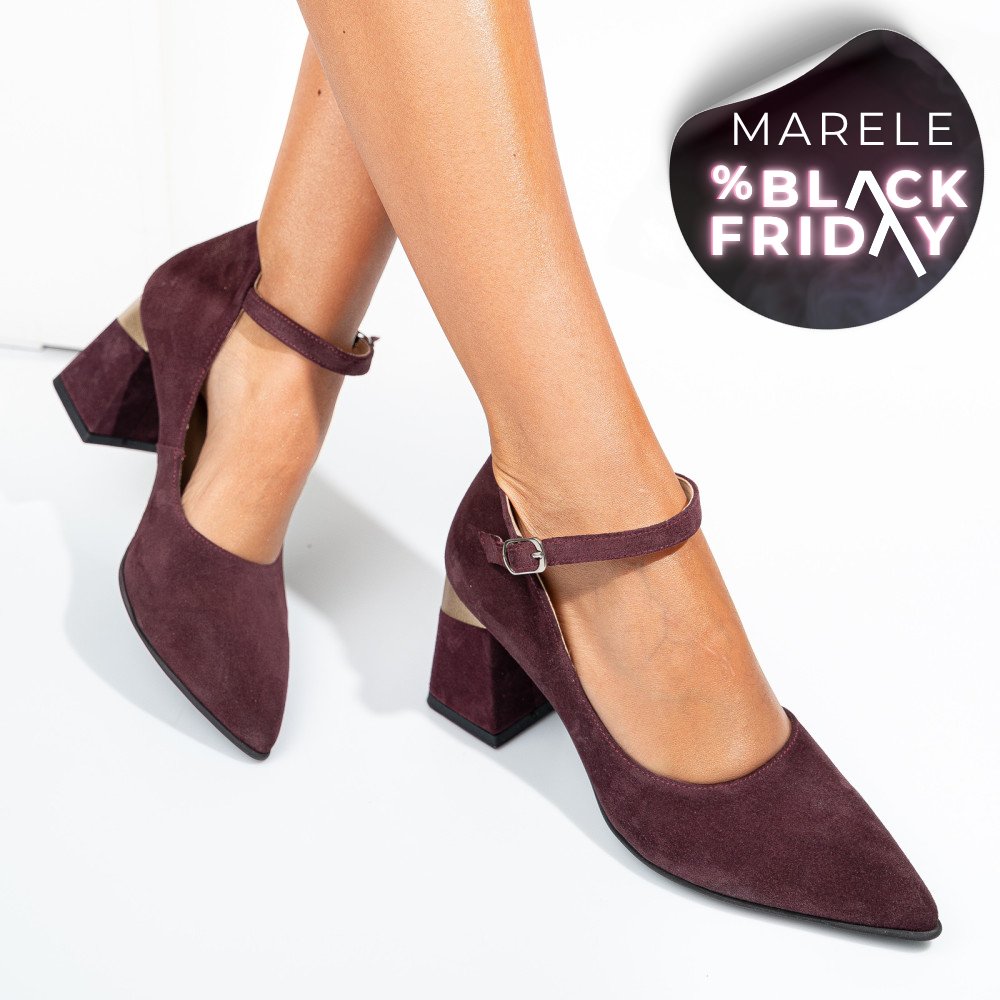 PANTOFI VISINII PIELE NATURALA INTOARSA 5S77507