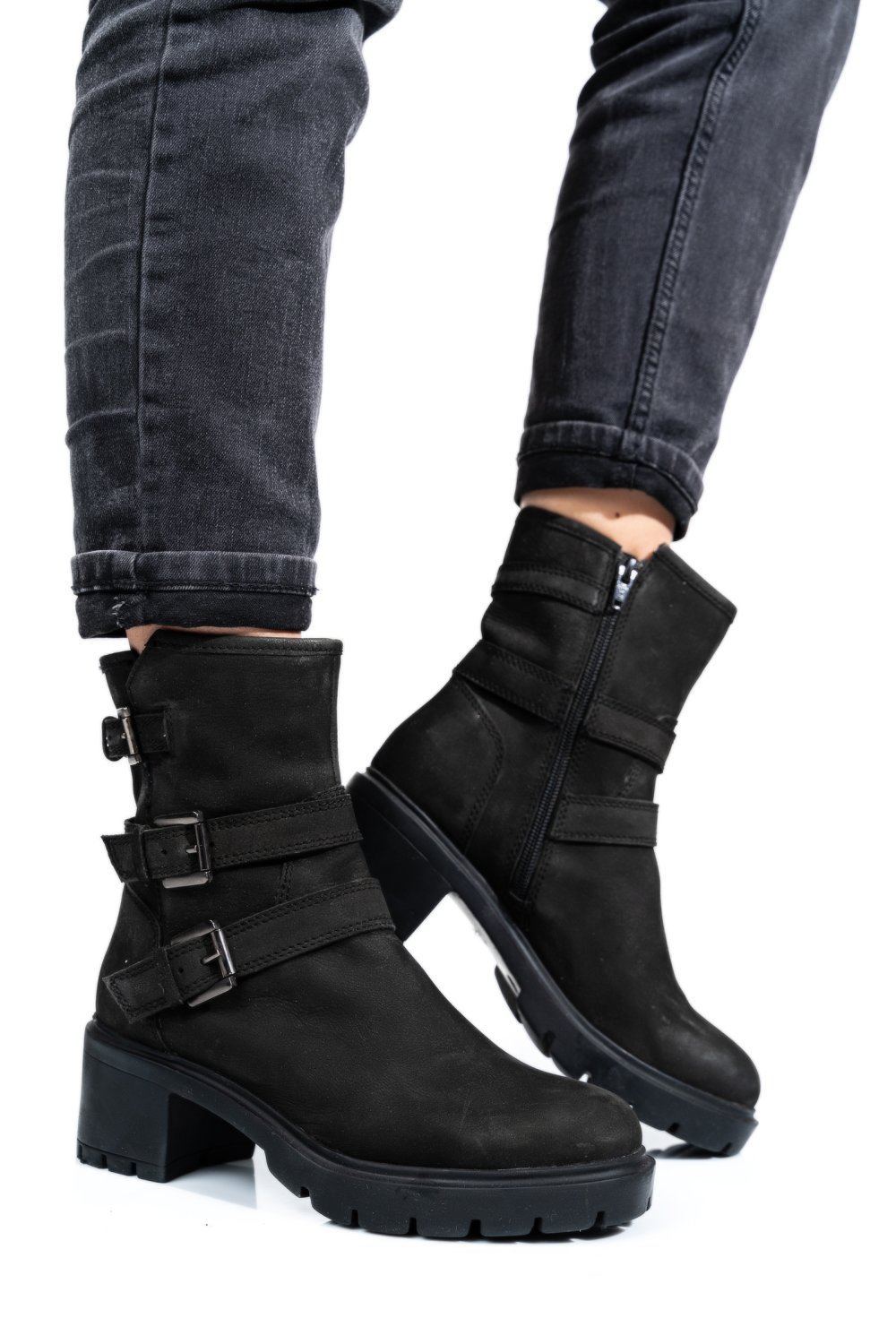 GHETE DAMA PIELE NATURALA NBK NEGRE TOC MIC 7S77768