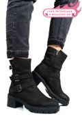 GHETE DAMA PIELE NATURALA NBK NEGRE TOC MIC 7S77768