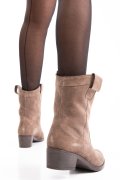 CIZME DAMA PIELE NATURALA INTOARSA BEJ 2S7702841SP