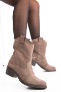 CIZME DAMA PIELE NATURALA INTOARSA BEJ 2S7702841SP