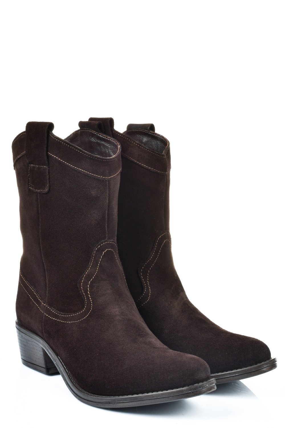CIZME DAMA PIELE NATURALA INTOARSA MARO INCHIS 2S7702841SP