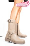 CIZME BEJ PIELE NATURALA 242832NP