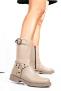 CIZME BEJ PIELE NATURALA 242832NP