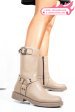 Cizme bej piele naturala 242832np