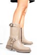 Cizme bej piele naturala 242832np