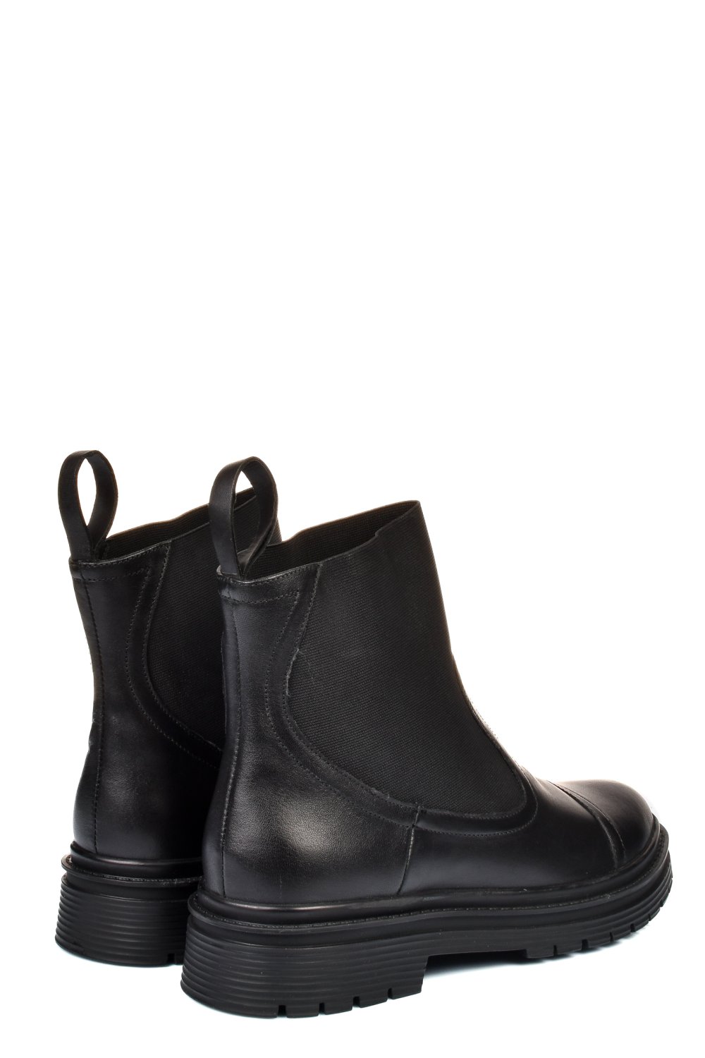 GHETE NEGRE PIELE NATURALA 9S77494
