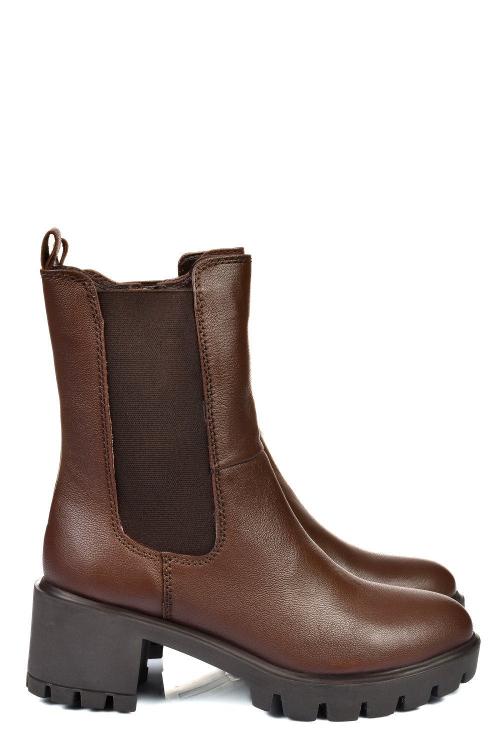 GHETE DAMA PIELE NATURALA MARO INCHIS TOC MIC 8S77799