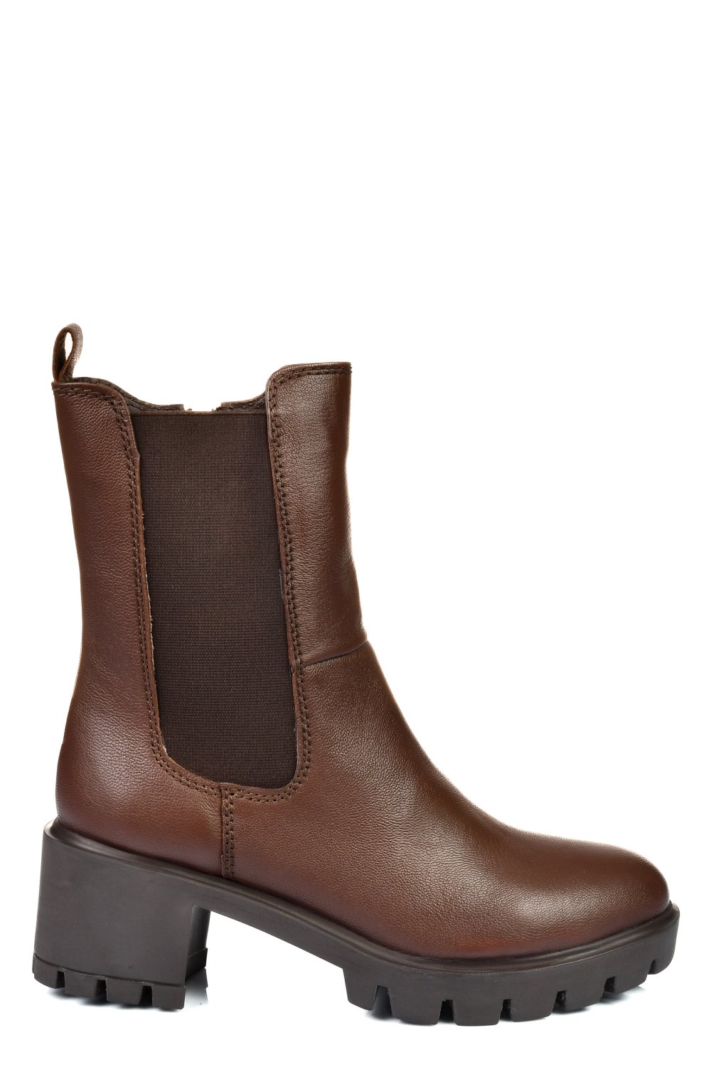 GHETE DAMA PIELE NATURALA MARO INCHIS TOC MIC 8S77799