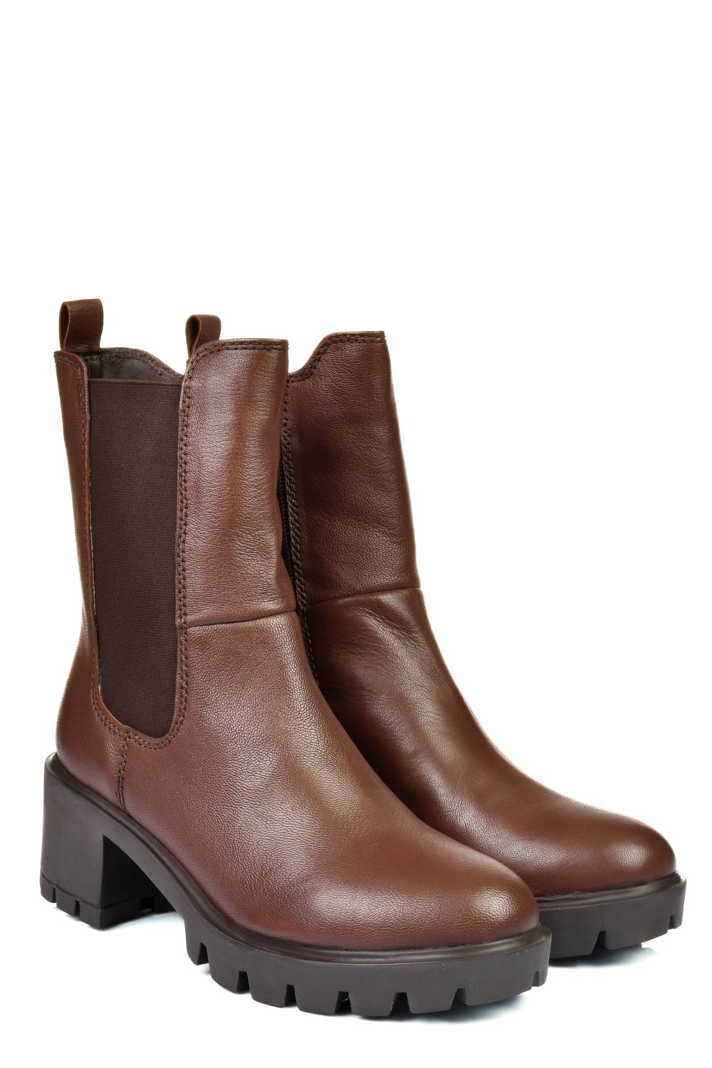 GHETE DAMA PIELE NATURALA MARO INCHIS TOC MIC 8S77799