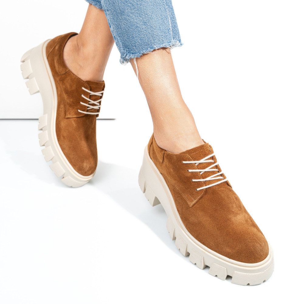 PANTOFI CASUAL FEMEI PIELE NATURALA INTOARSA MARO 2S77080