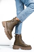 GHETE KHAKI PIELE NATURALA 242821NP
