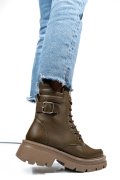 GHETE KHAKI PIELE NATURALA 242821NP