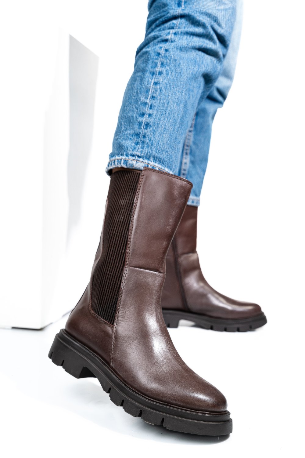 GHETE MARO INCHIS PIELE NATURALA 1S770539