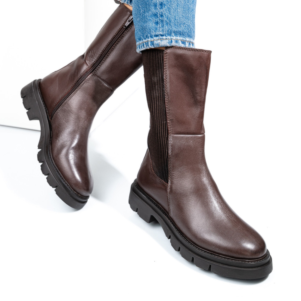 GHETE MARO INCHIS PIELE NATURALA 1S770539