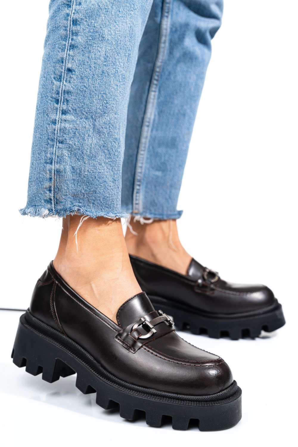 MOCASINI MARO INCHIS PIELE NATURALA 6S77711