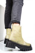 GHETE OLIVE PIELE NATURALA APCK4802