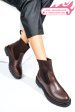 Ghete maro inchis piele naturala 9s77494