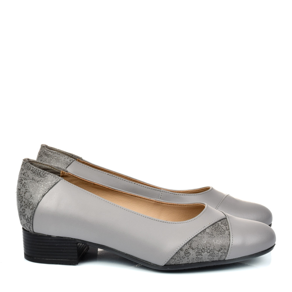 PANTOFI GRI PIELE NATURALA 1S77250