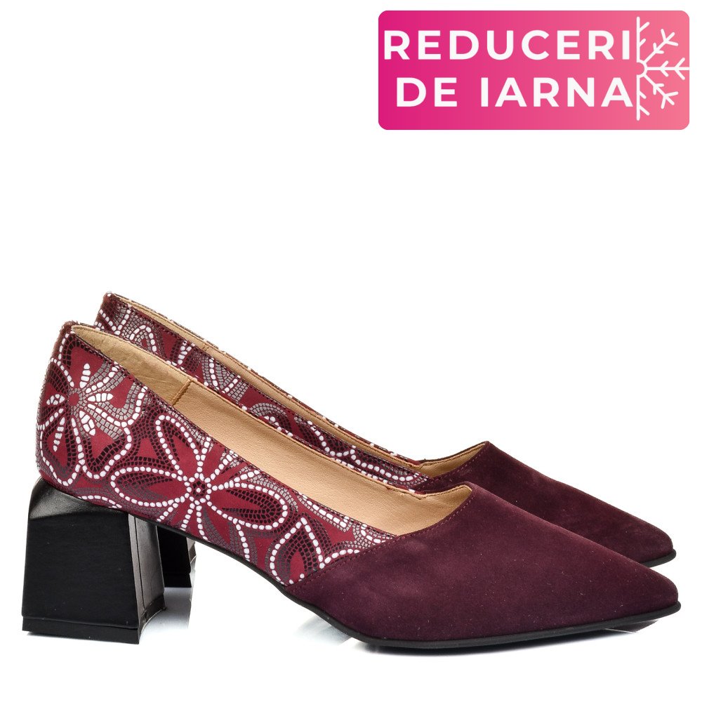 PANTOFI VISINII PIELE NATURALA INTOARSA 5S77460