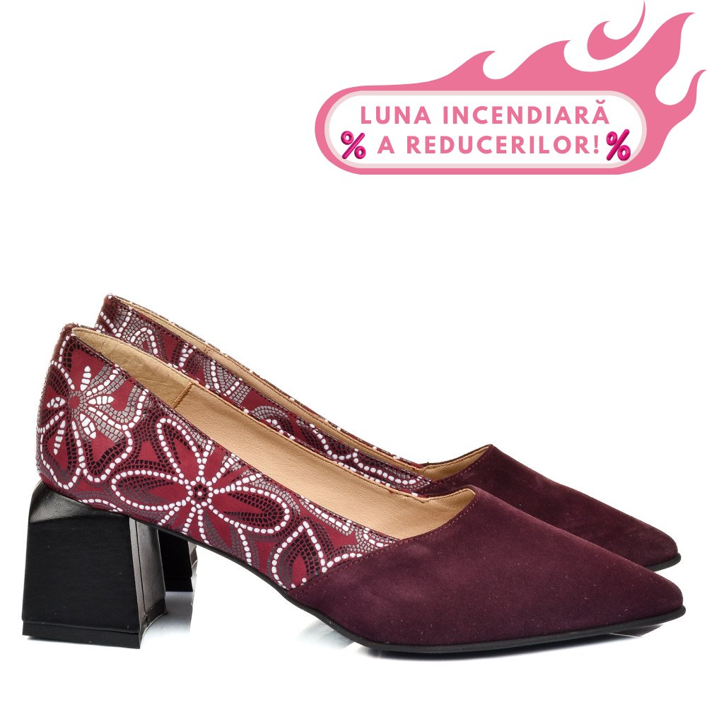 PANTOFI VISINII PIELE NATURALA INTOARSA 5S77460