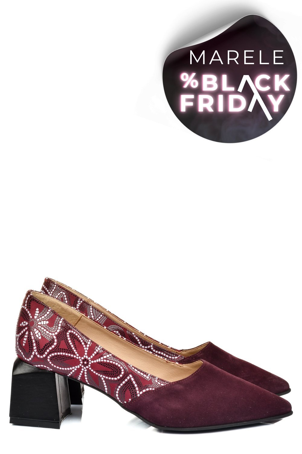 PANTOFI VISINII PIELE NATURALA INTOARSA 5S77460